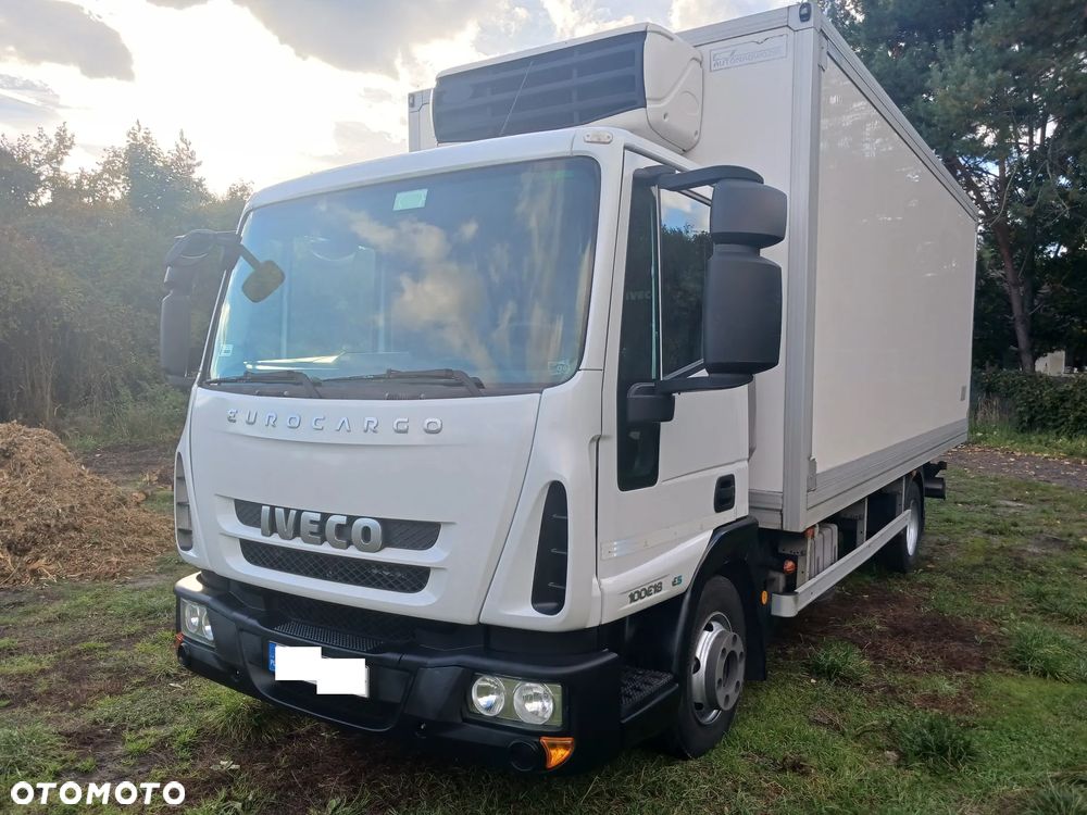 Iveco Eurocargo Izoterma 180KM 255 tyś Chłodnia Mroźnia 13r 100E18 Salon 230V KLIMA Agregat - 29
