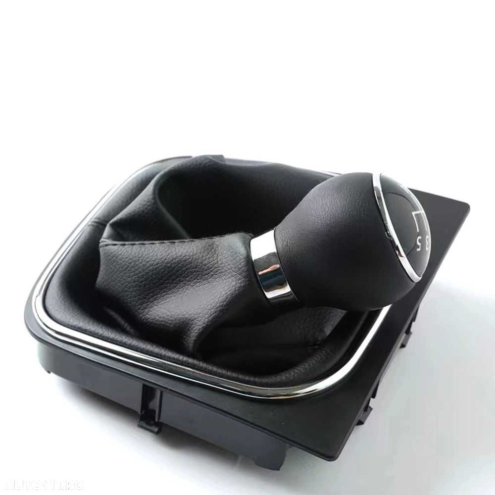 Nuca Schimbator cu Manson Piele VW Golf 5 6 Jetta MK5 MK6, EOS 5trepte - 5
