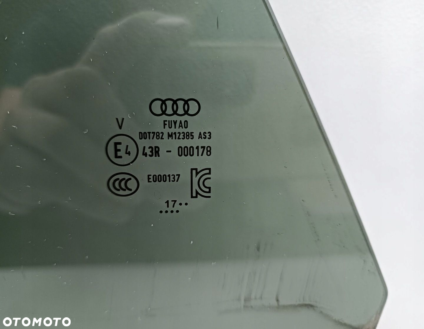 SZYBA LEWA TYLNA DRZWI TYŁ AUDI A7 C8 4K 4K8845205A - 3