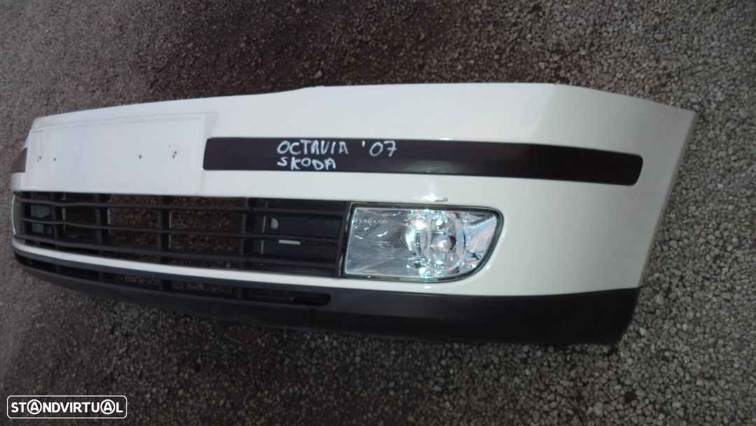 Para-choques SKODA OTAVIA ano 2007 (ORIGINAL) com farois de nevoeiro - 11