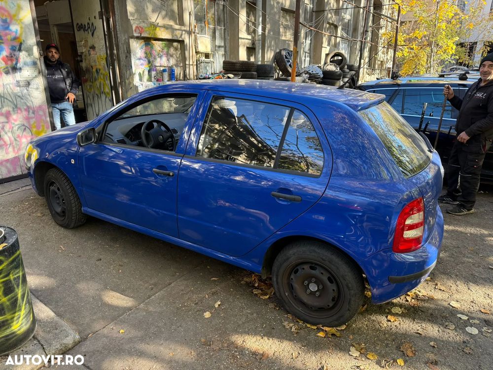 Dezmembrez Skoda Fabia 1 facelift albastru 2006 1,2 benzina BME BMD - 2