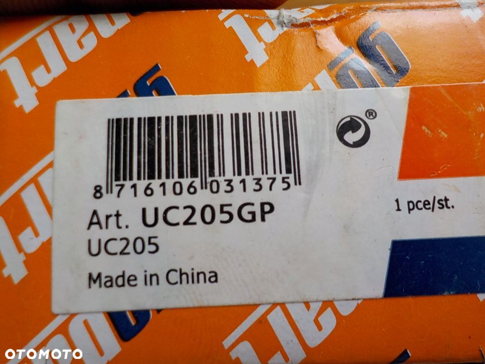 UC205 Łożysko samonastawne 25X52X18X34 UC205GP - 2