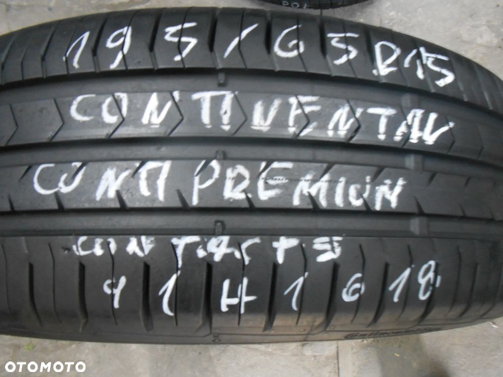 OPONA POJEDYNKA 195/65R15 CONTINENTAL CONTI PREMIUM CONTACT 5 DOT 1618 7.3MM - 1
