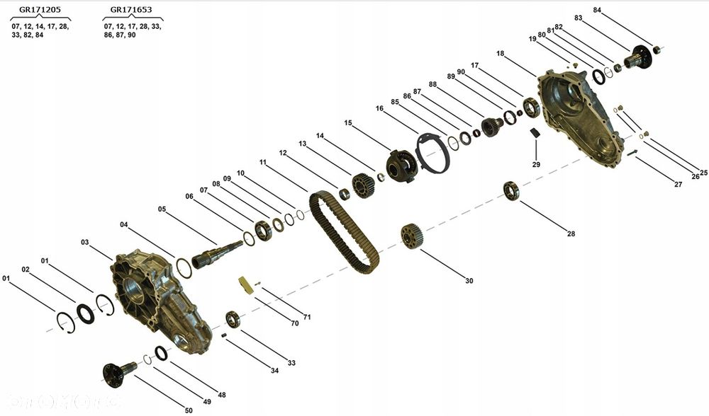 Wał wałek główny MERCEDES DCS ML 166 W 166 - 2