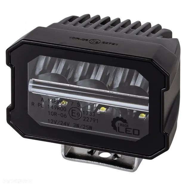 Lampa dalekosiężna drogowa LED mała reflektor homologacja halogen 12/24V - 9