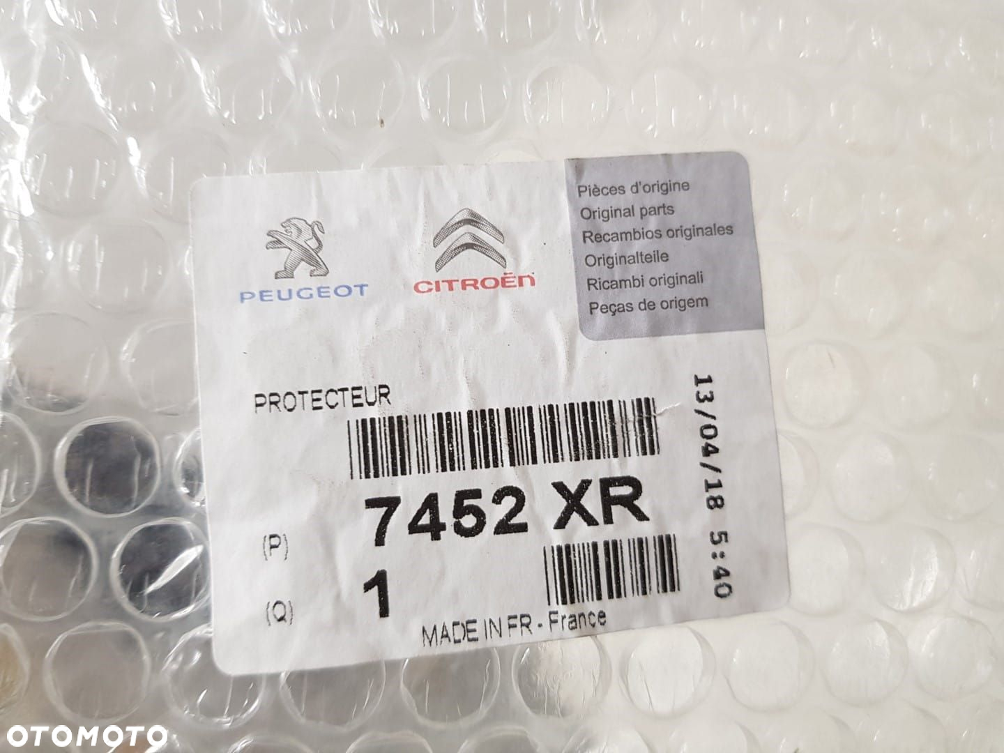 FABRYCZNIE NOWY ORYGINALNY ZDERZAK TYLNY TYŁ CITROEN C3 PICASSO 08-17 9681827477 7452 XR - 8