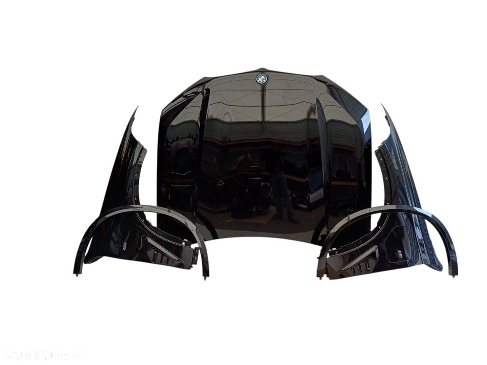 BMW X5 G05 MASKA BŁOTNIKI SIERPY PRZÓD KOMPLET Black Sapphire metallic 475 - 5