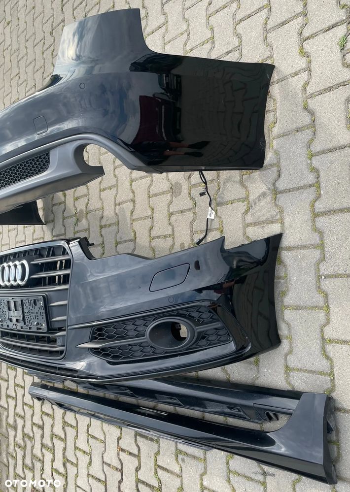 Audi A6 C7 4G S-Line sedan limo zderzak przód tył progi listwy progowe - 5
