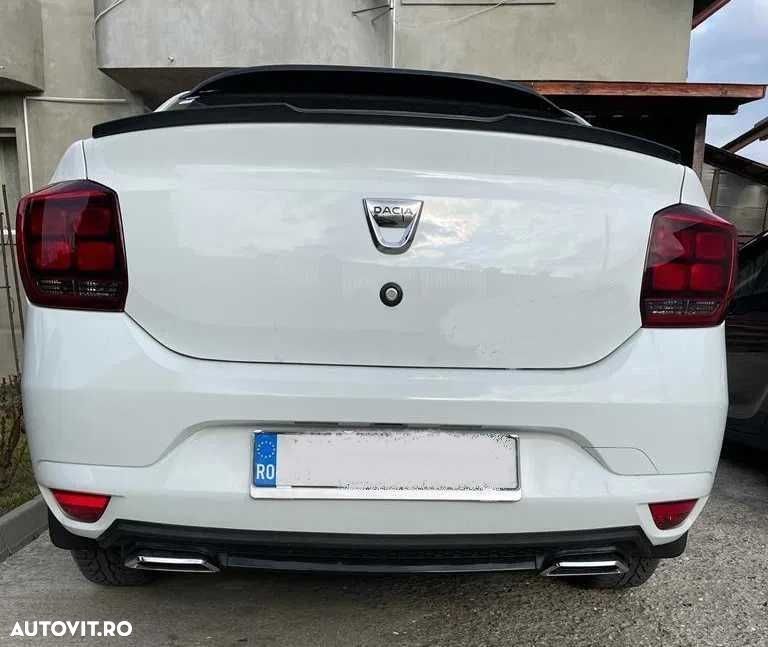 Ornament Difuzor pentru bara spate adaptabil pentru Dacia Logan 2 - 3