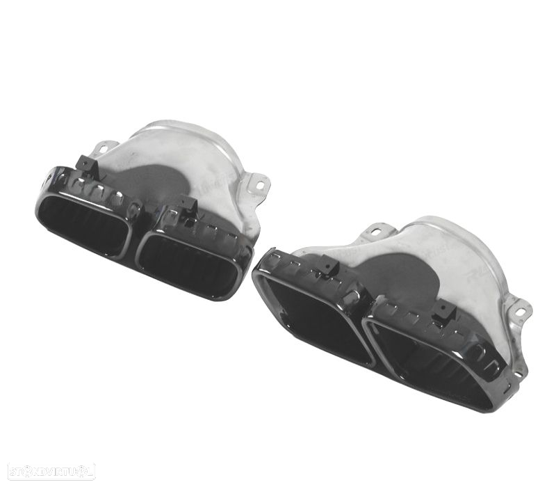 PONTEIRAS DE ESCAPE MERCEDES GLE W167 19- LOOK GLE63 PRETAS - 5