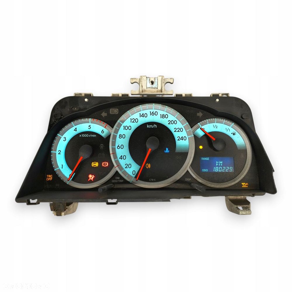 LICZNIK ZEGARY 83800-0F091 Toyota Corolla Verso II 2.0 D4D 180 229km europa - 3