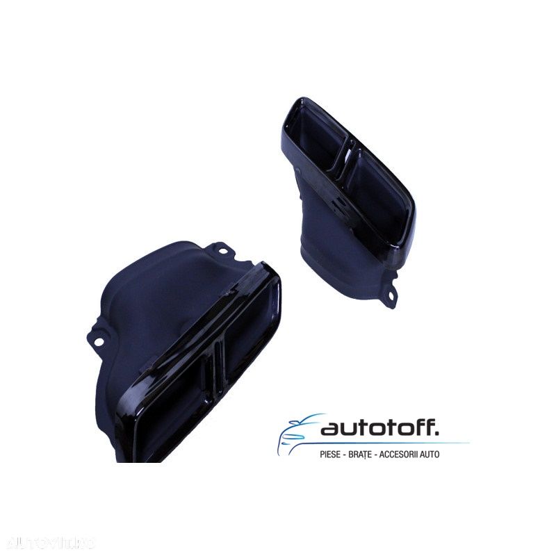 Ornamente tobe AMG Mercedes (14-22) Negru lucios - 1