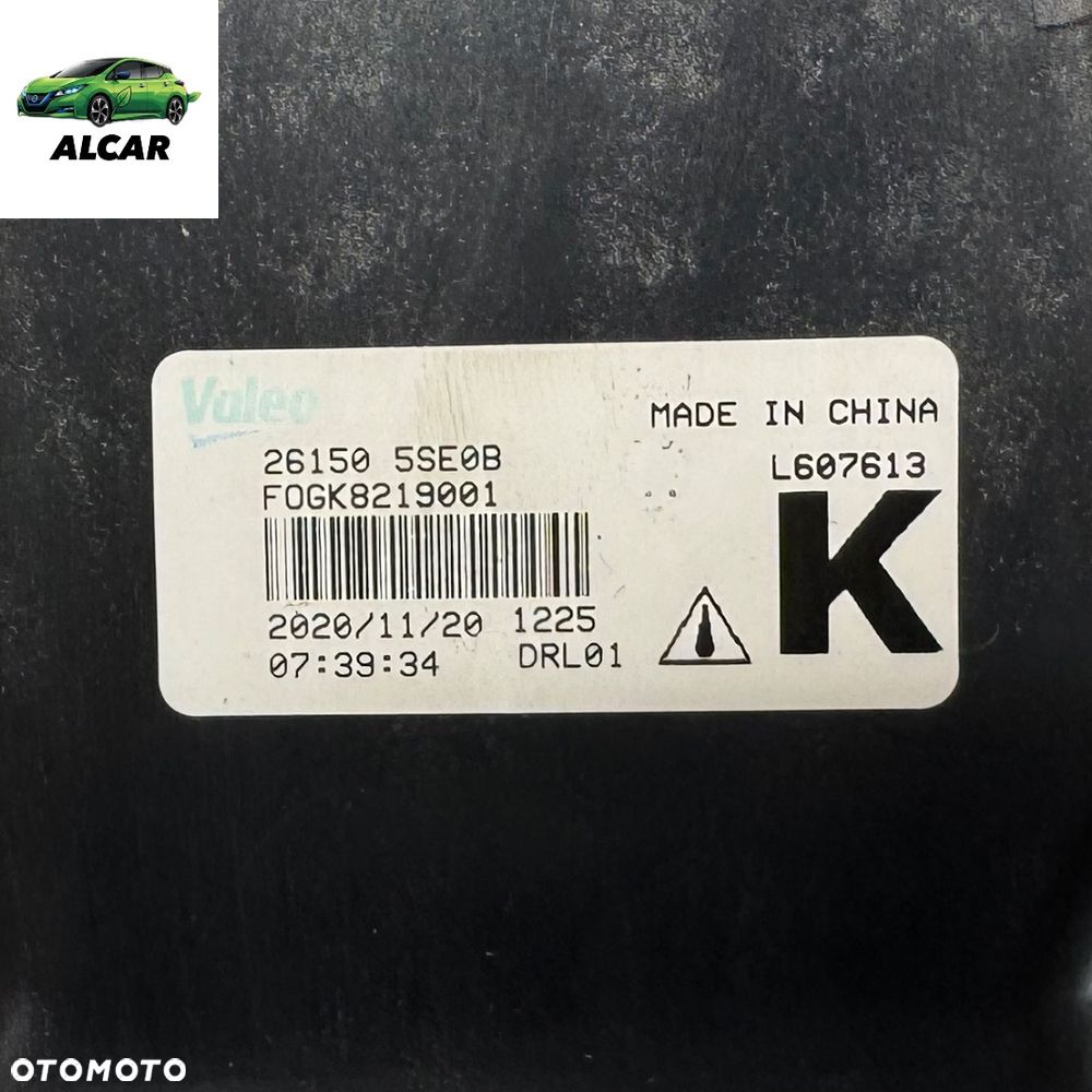 HALOGEN LED DRL PRAWY NISSAN LEAF ZE1 2 II 26150 5SE0B - 4