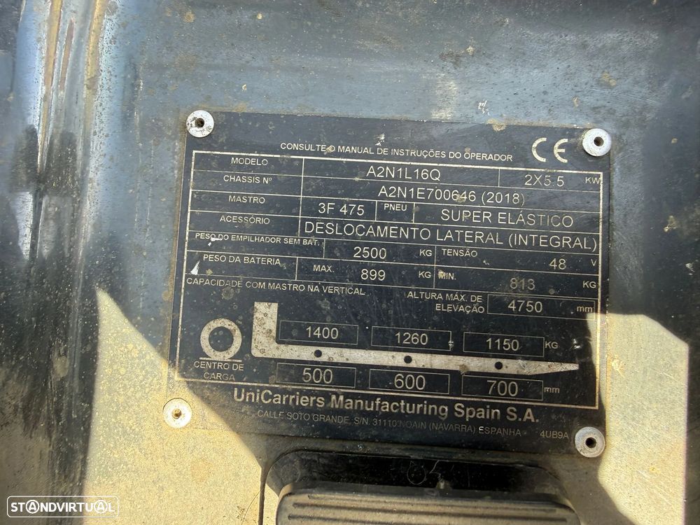 Nissan Unicarriers (Nissan) TX3-16 Empilhador Elétrico 2018 - 8
