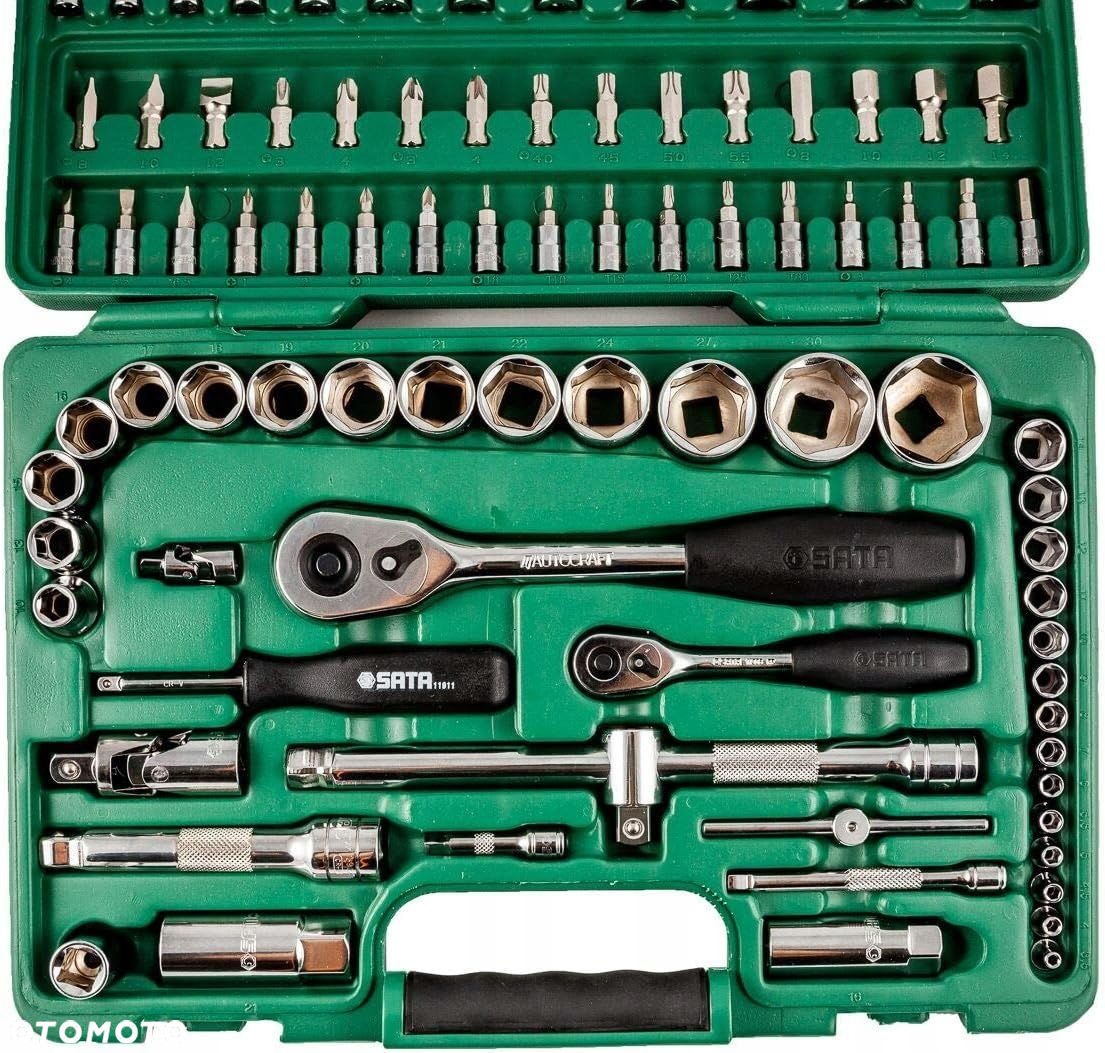 SATA ST09013SJ ZESTAW 88 KLUCZY KLUCZE NASADOWYCH 1/4" 1/2" METRYCZNE - 4
