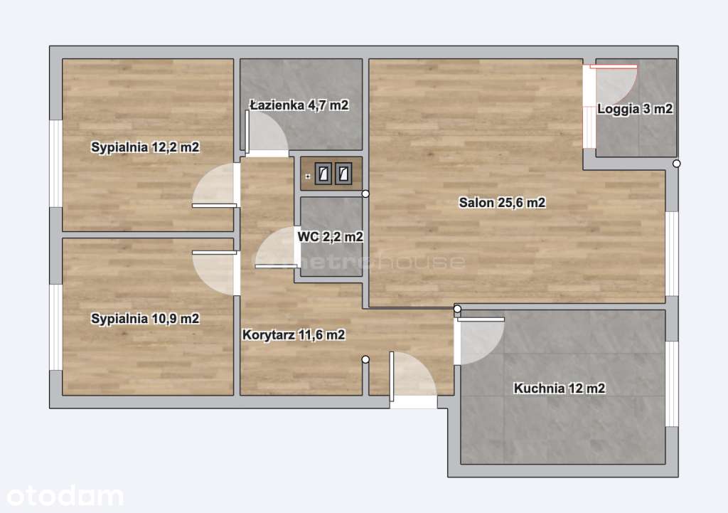 Kabaty 3 pokoje  79 m²  Dużo przestrzeni!