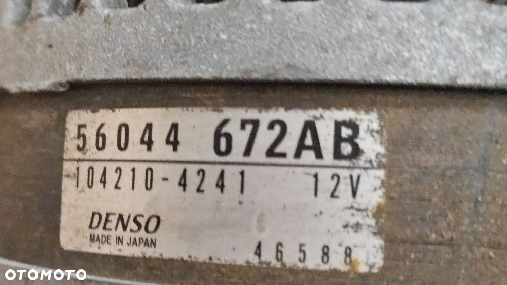 Jeep Cherokee 2.8 CRD alternator 56044-672AB - 3