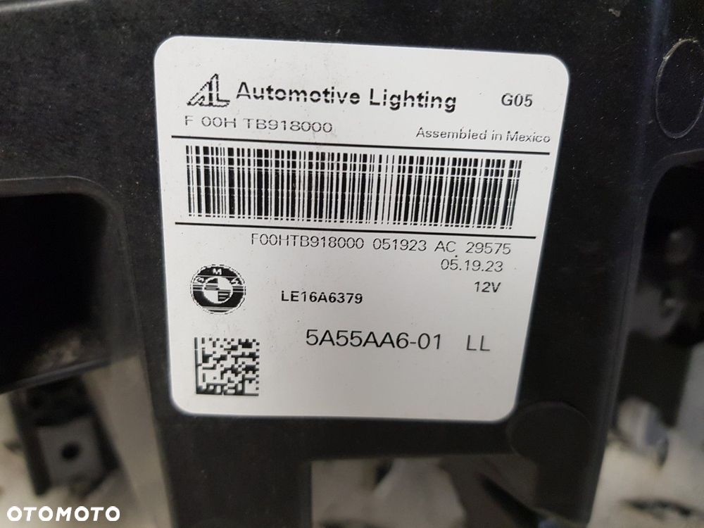 BMW X5 G05 LAMPA PRAWA PRZEDNIA PRZÓD REFLEKTOR LASER SHADOW LINE BLACK 5A55A6 5A55AA6-01 LL - 9