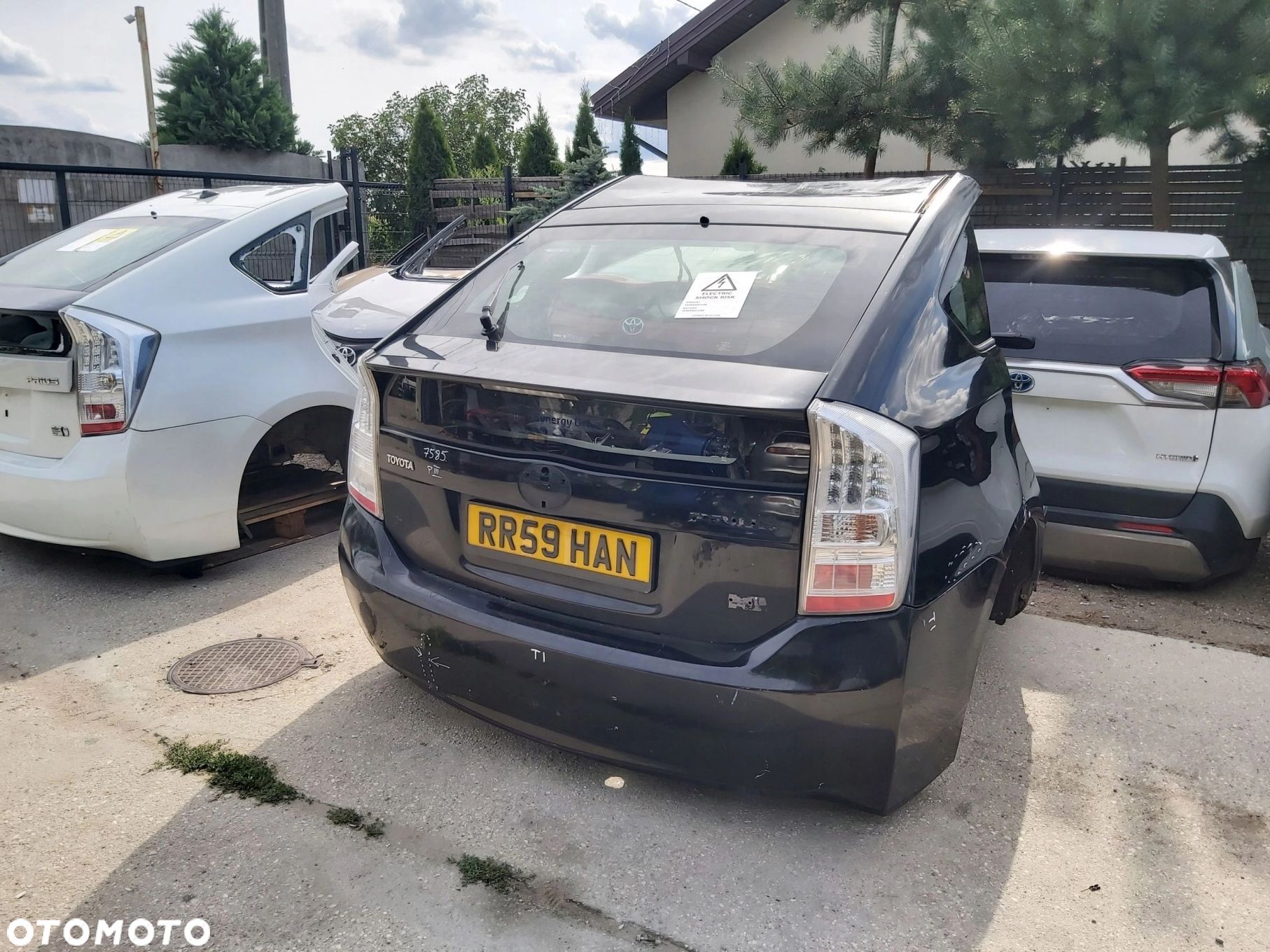 Toyota Prius III kompletny tył zderzak klapa lampa błotnik pas tylny wanna - 1