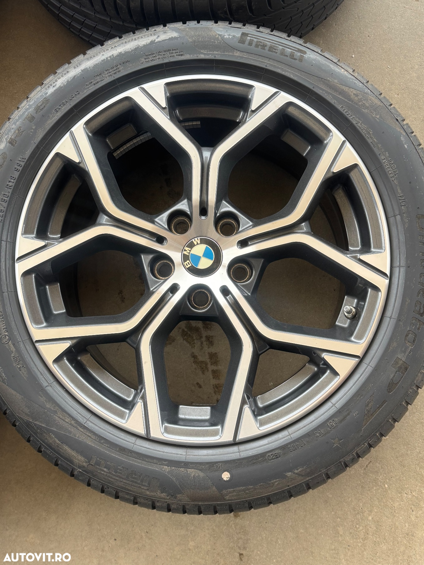 Vând jante originale BMW X1-X2 pe 18” cu anvelope de vară ca noi - 5