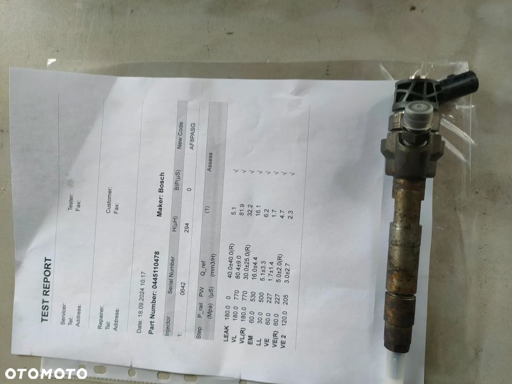 Wtryskiwacze BMW F10,F30  2,0d - 1