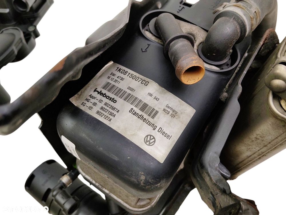 WEBASTO OGRZEWANIE POSTOJOWE THERMO TOP VEVO PASSAT B7 2.0 TDI 1K0815007CG - 4