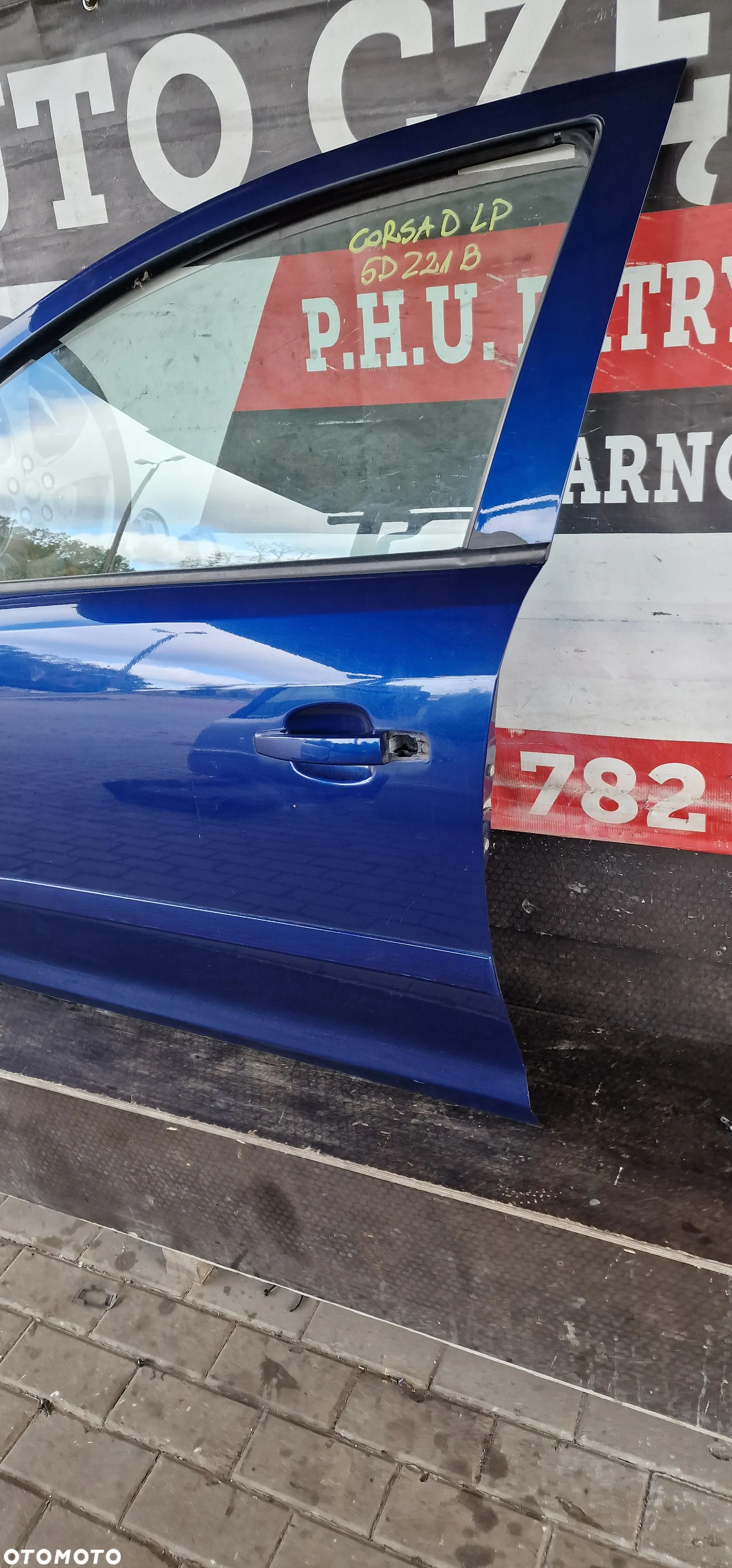 Drzwi LEWY PRZÓD OPEL Corsa D 5D Z21B - 5