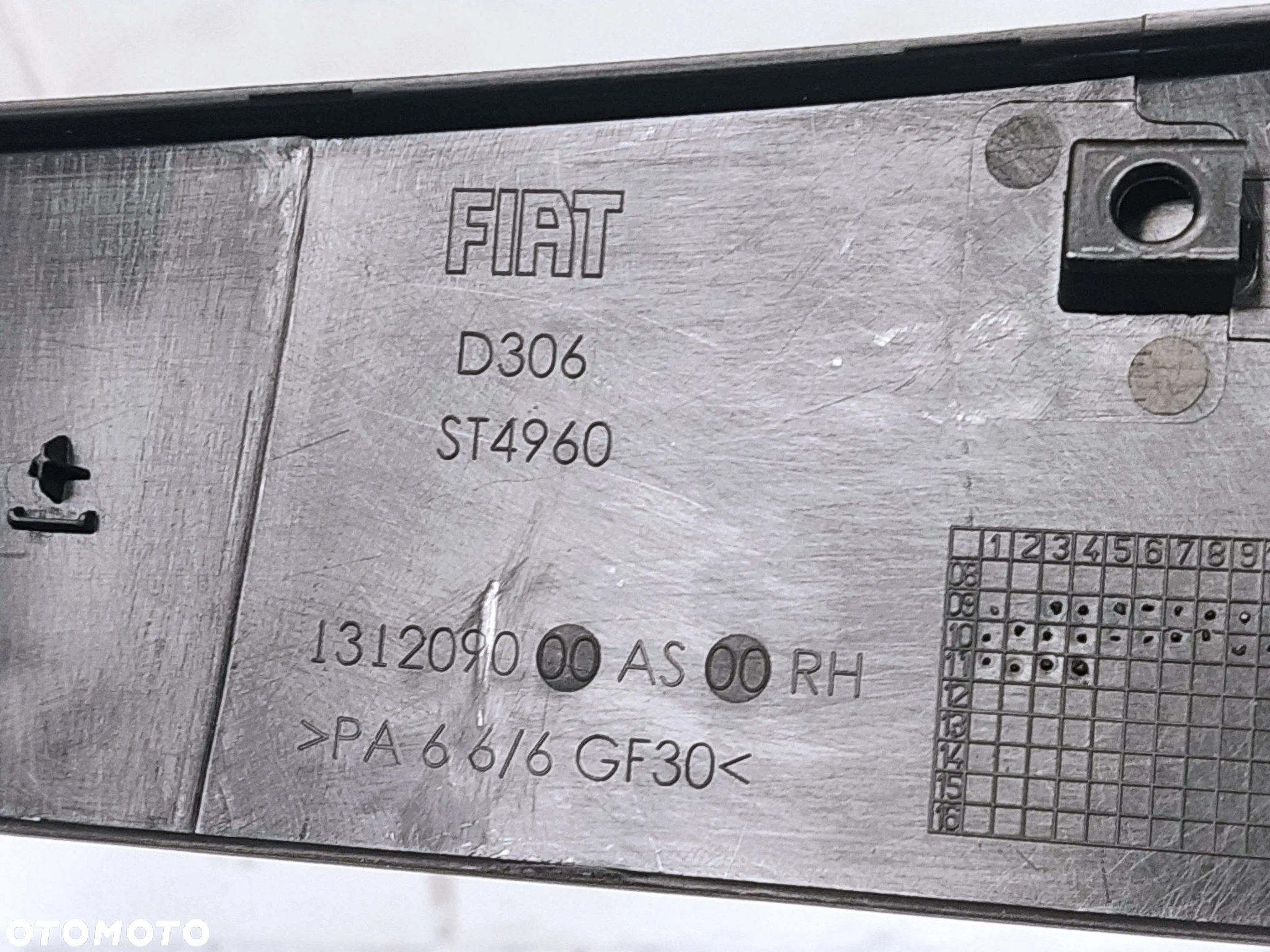 FIAT 500 CABRIO LISTWY PRZEJŚCIE DACHOWE DEKOR LISTWA DACHU LEWA PRAWA KOMPLET NOWA ORYGINAŁ - 8