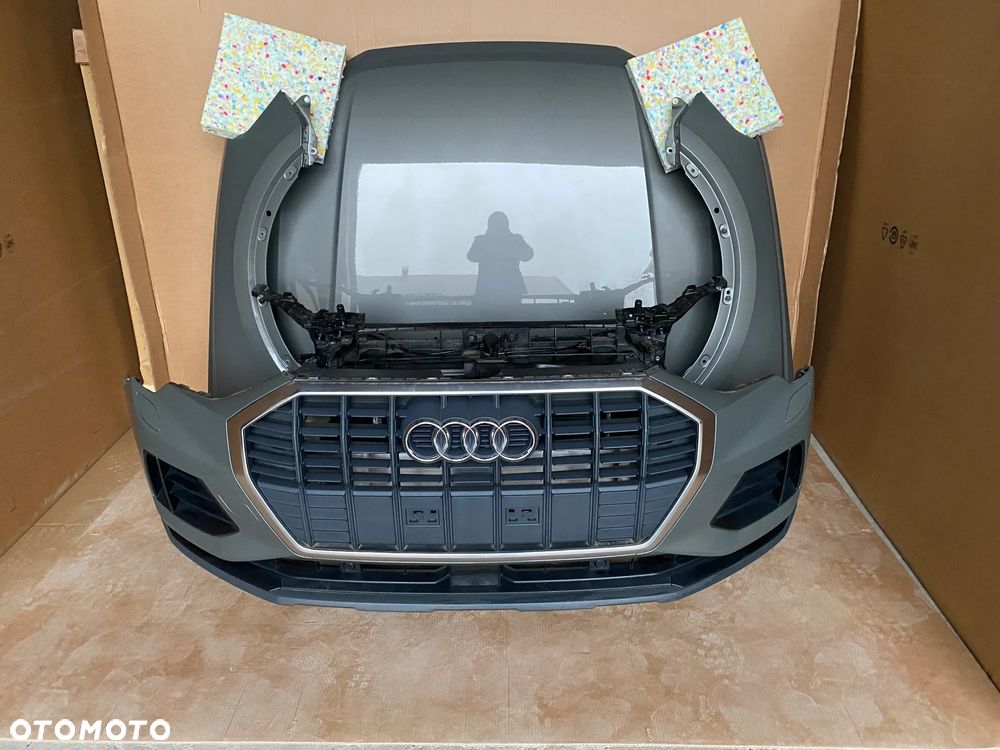 AUDI Q3 83A kompletny przód maska lampy zderzak błotnik pas Z7 Z7 LX7G 28km - 4