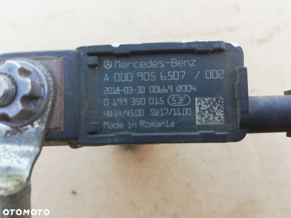 Mercedes-Benz C C205 / Klema / Przewód akumulatora A0009056507 - 3