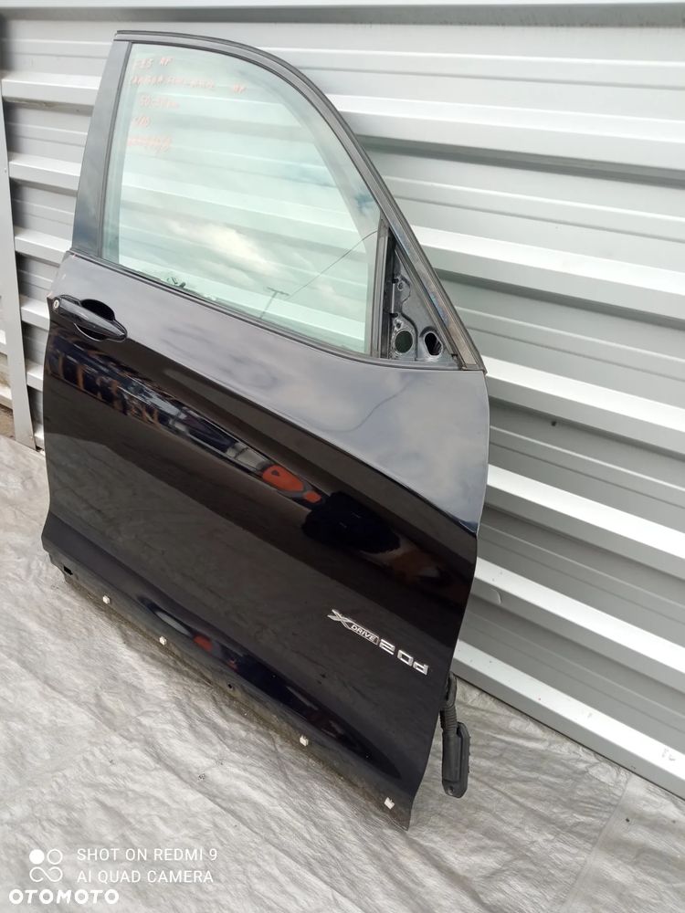 BMW F25 X3 DRZWI  PRAWE  PRZÓD 416 CARBONSCHWARZ - 3