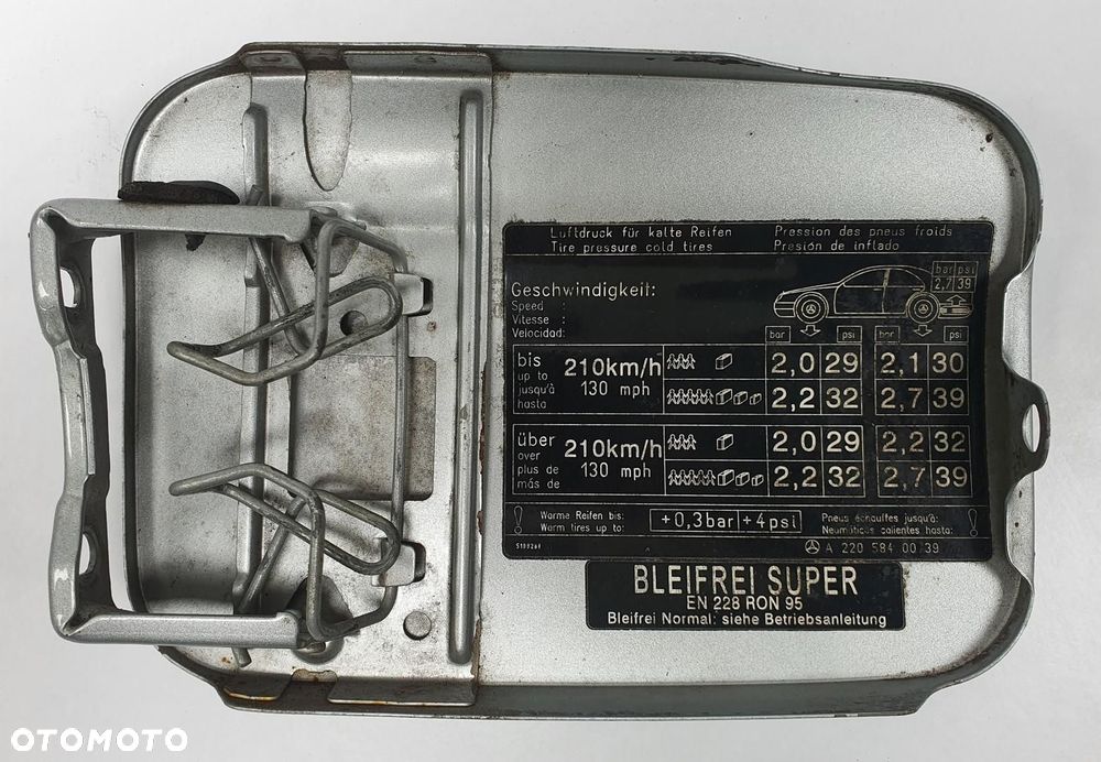 KLAPKA WLEWU PALIWA 744 MERCEDES W220 A2205840039 - 2