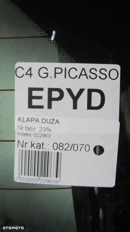 CITROEN C4 II GRAND PICASSO KLAPA BAGAŻNIKA EPYD - 6
