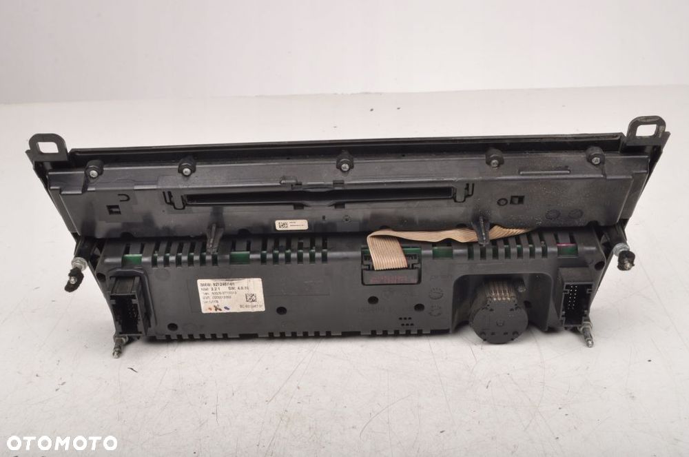 BMW 7 F02 PANEL PRZEŁĄCZNIK KLIMATYZACJI 9212467 - 4