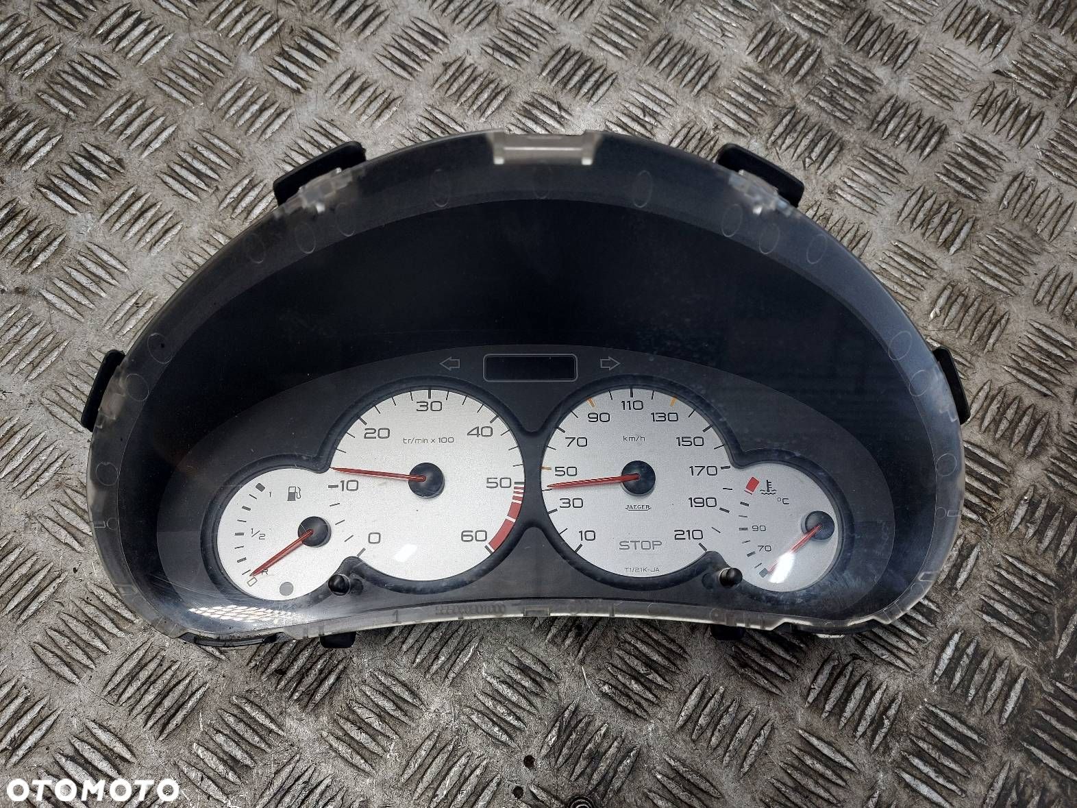 LICZNIK ZEGARY PEUGEOT 206 1.4 HDI 9651740280 - 1