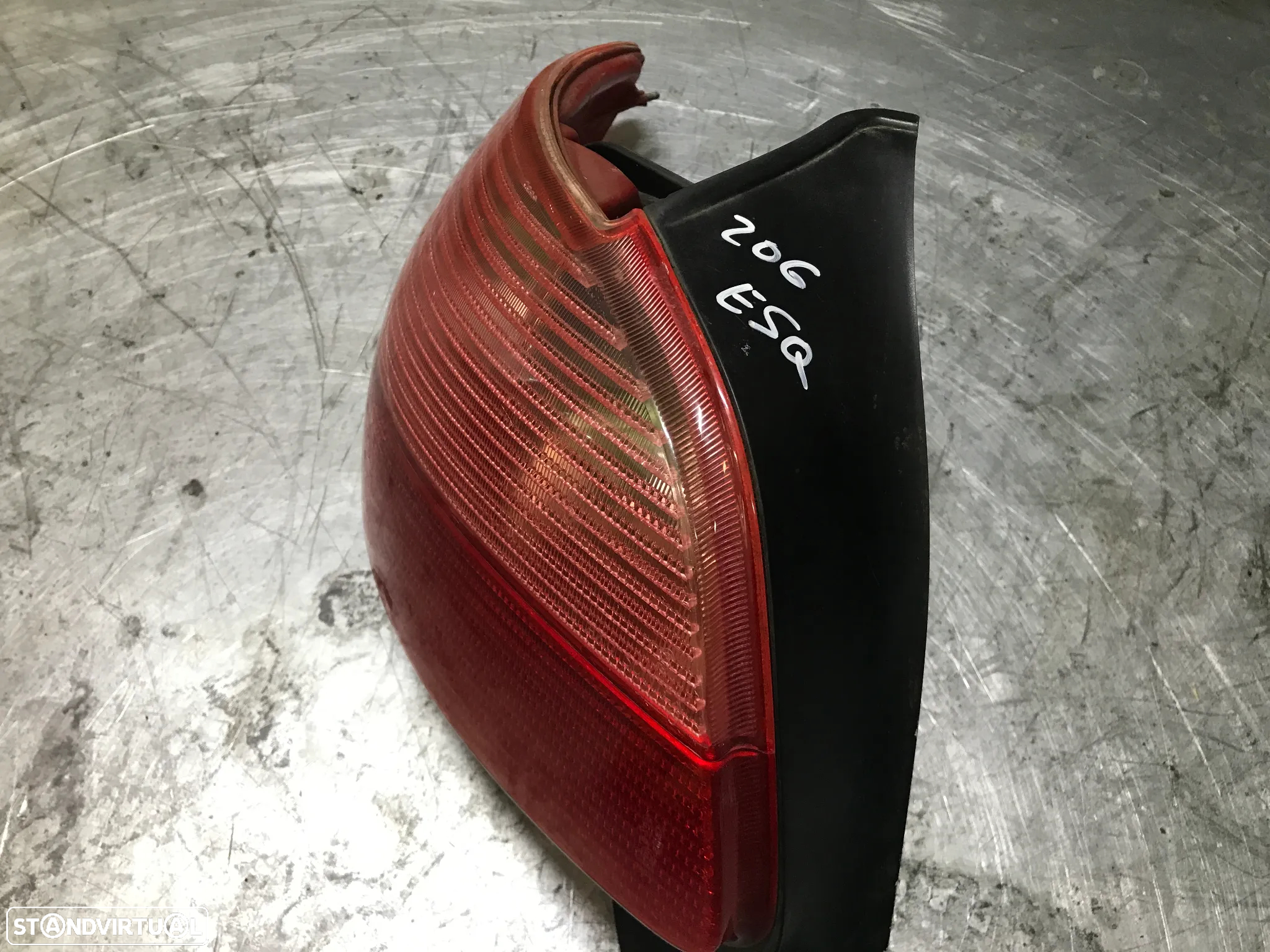 FAROLIM COM PLACA / SUPORTE LAMPADAS PEUGEOT 206 - ESQUERDO / DIREITO - 5