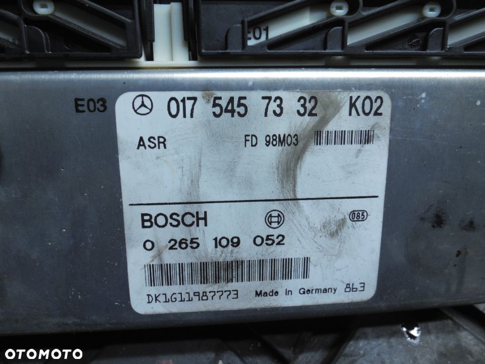 MERCEDES E W210 KOMPUTER STEROWNIK MODUŁ ASR 0175457332 0265109052 POSIADAM 4 SZT - 5