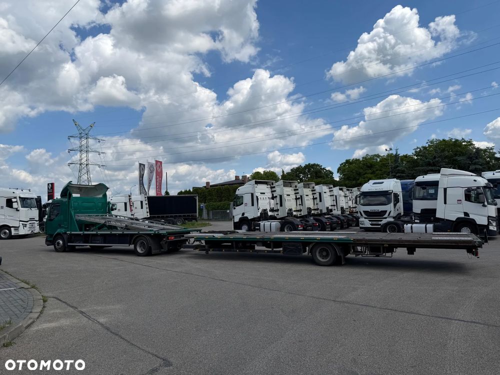 Renault MIDLUM AUTOLAWETA ZESTAW Z PRZYCZEPĄ WINDA HYDRAULICZNA - 8