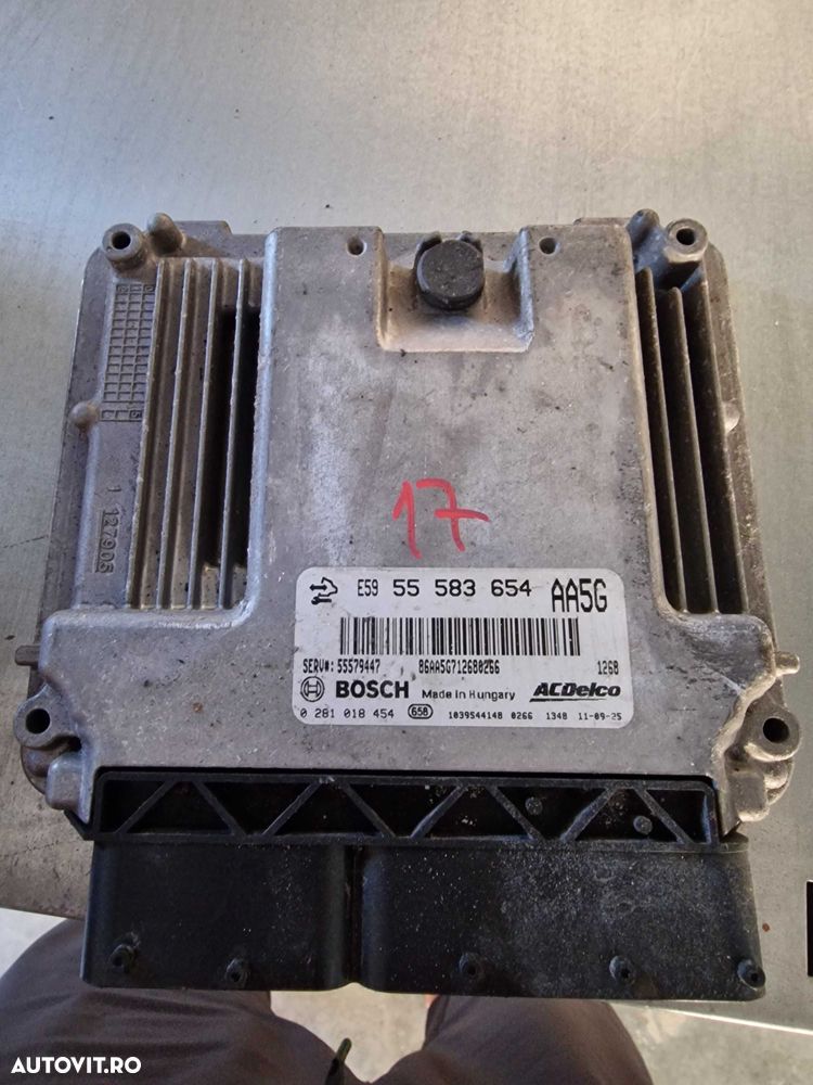 Calculator Motor Opel Corsa D Astra J Meriba 1.3CDTI E.5 cod 55583654 - 2