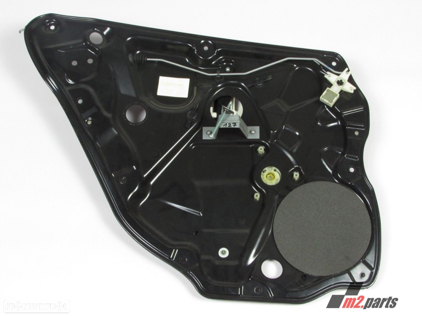 Elevador Esquerdo/Trás Seminovo/ Original VW POLO (9N_) 6Q4839401A. - 2
