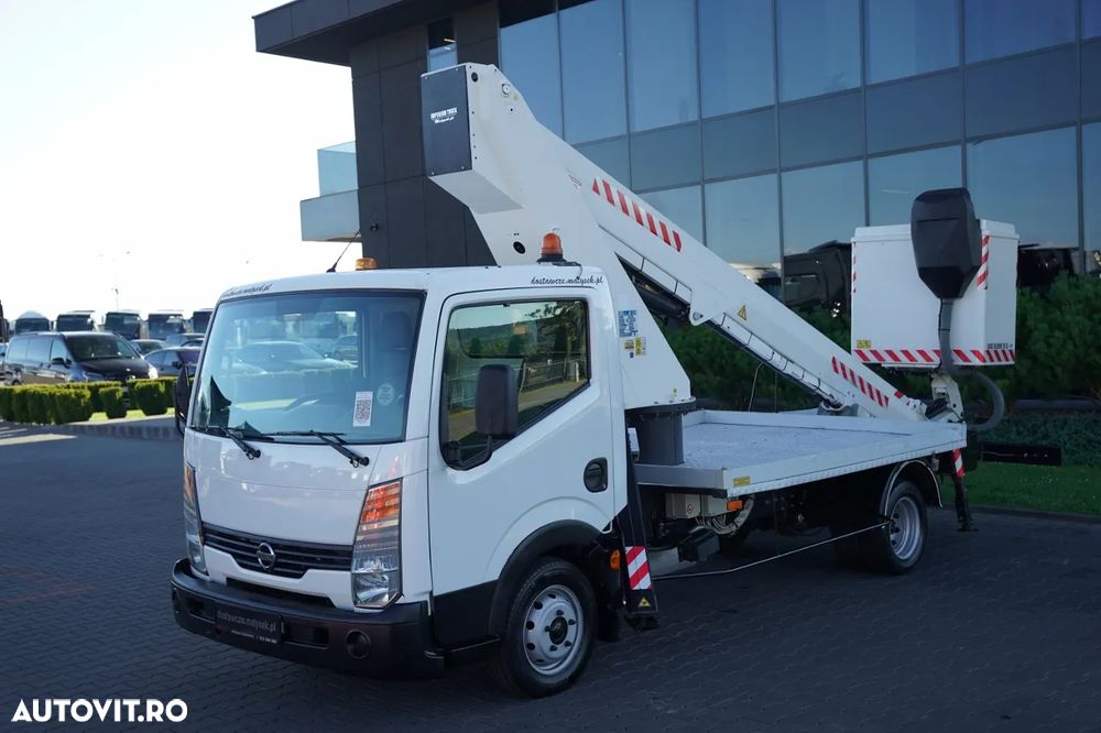 Nissan CABSTAR / ELEVATOR DE 20 DE METRI / GSR E200TE4 / DUBLU / CAPACITATE DE RIDICARE - 200 kg / 4 STABILIZATOARE / - 8