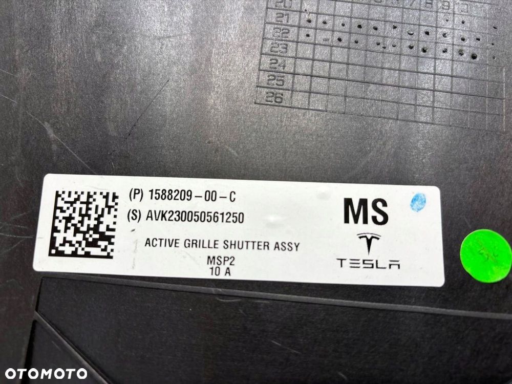 Tesla S X Wlot Powietrza Aktywny 1588210-00-B - 9