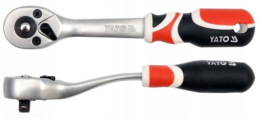 YATO - 2 SZTUKI - GRZECHOTKI WYGIĘTE 1/2 i 1/4 - 6