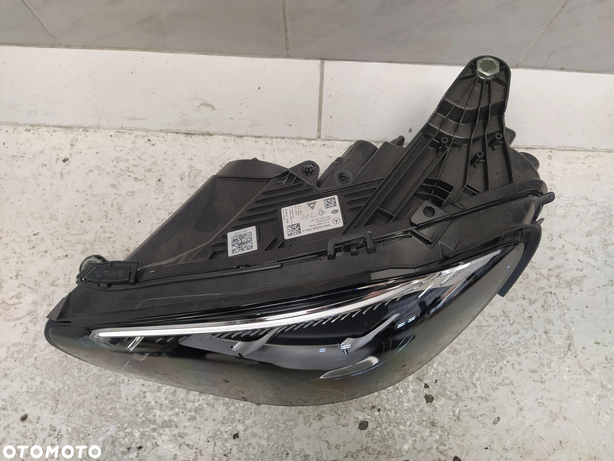 MERCEDES E KLASA W213 LIFT LAMPA REFLEKTOR PRZÓD PRZEDNI LEWA LEWY FULL LED PERFORMANCE PRZETWORNICA KOMPLETNA ORYGINAŁ - 4
