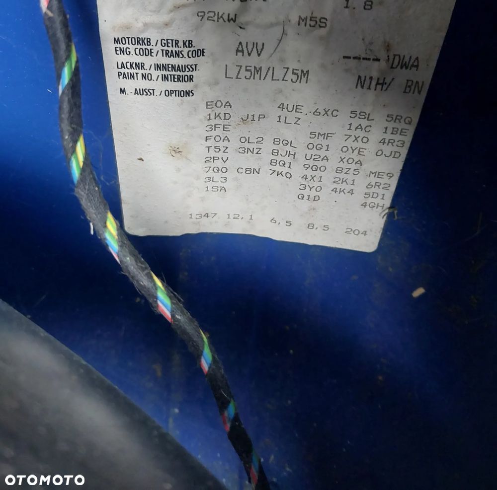 Audi A4 B5 FL Lift Avant Kombi silnik 1.8 AVV 125 KM skrzynia biegów DWA maska zderzak klapa drzwi lusterko błotnik spojler LZ5M blenda mikrostyk szyba felgi pompa sprężarka klimatyzacji przewód panel mechanizm sterownik S4 panel klimatyzacji grzane fotele tłumik sonda kolektor bagażnik hak holowniczy tunel środkowy konsola CAŁY NA CZĘŚCI WSZYSTKIE CZĘŚCI - 22