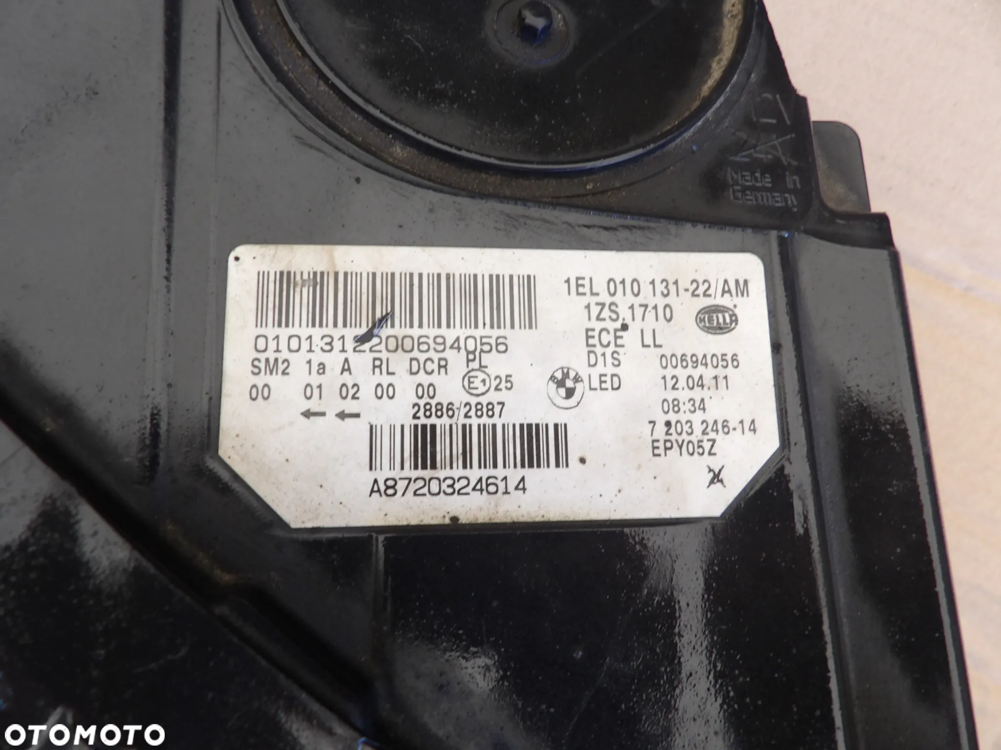 LAMPA PRZEDNIA PRAWA XENON BMW F10 KOMPLETNA - 4