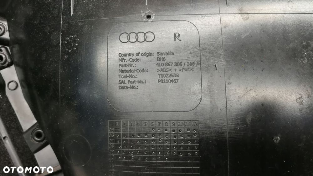 BOCZEK DRZWI P T AUDI Q7 ALCANTARA ANBIENTE BOSE - 5