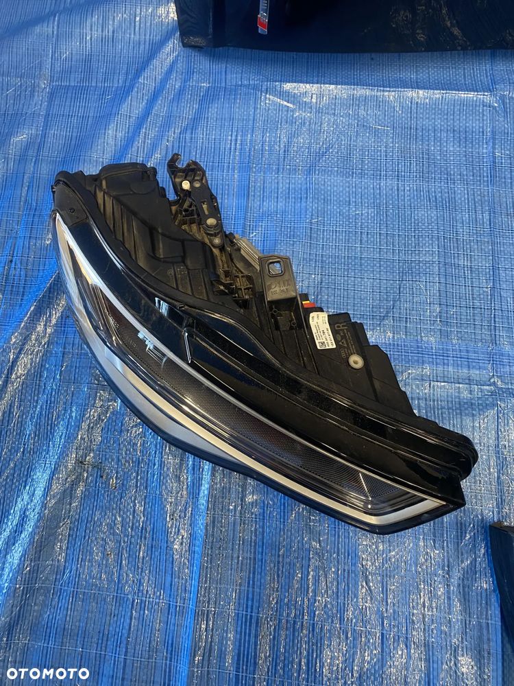 PRZÓD KOMPLETNY MASKA ZDERZAK LAMPY PAS PRZEDNI FULL LED AUDI A6 C7 S-LINE LIFT LX5R - 16