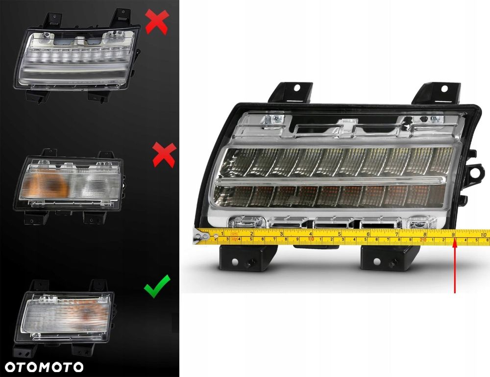 Kierunkowskaz Migacz światła Dzienne Full Led Jeep Wrangler jl IV Gladiator - 8