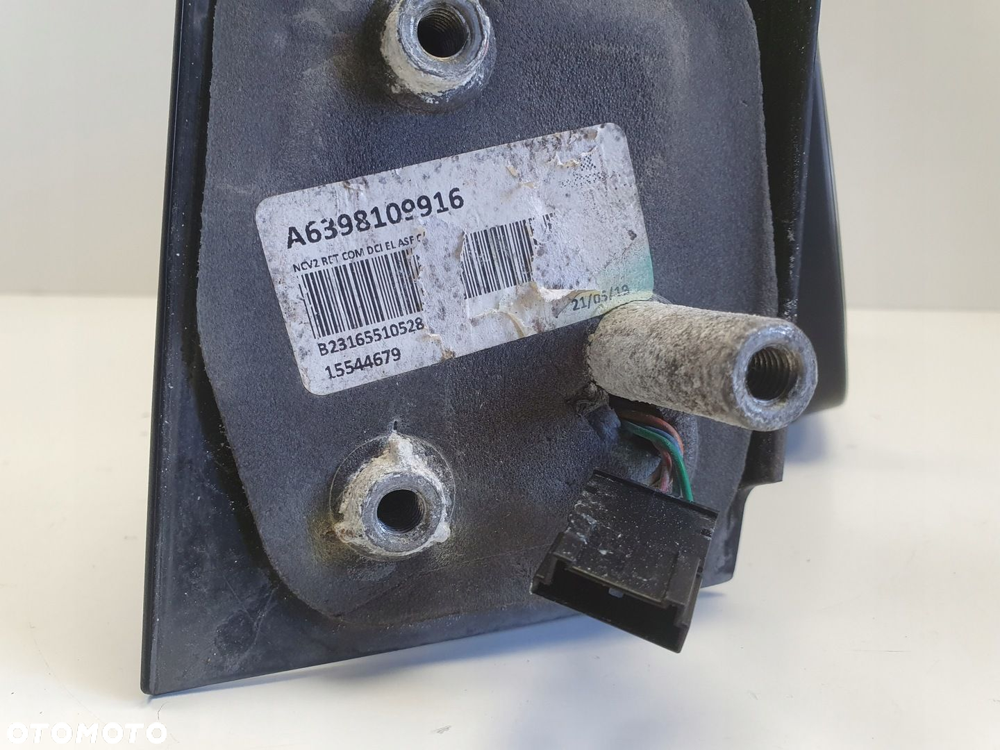 Mercedes Vito W639 03-14r LUSTERKO PRAWE PASAŻERA europa 5 pin A6398109916 - 2